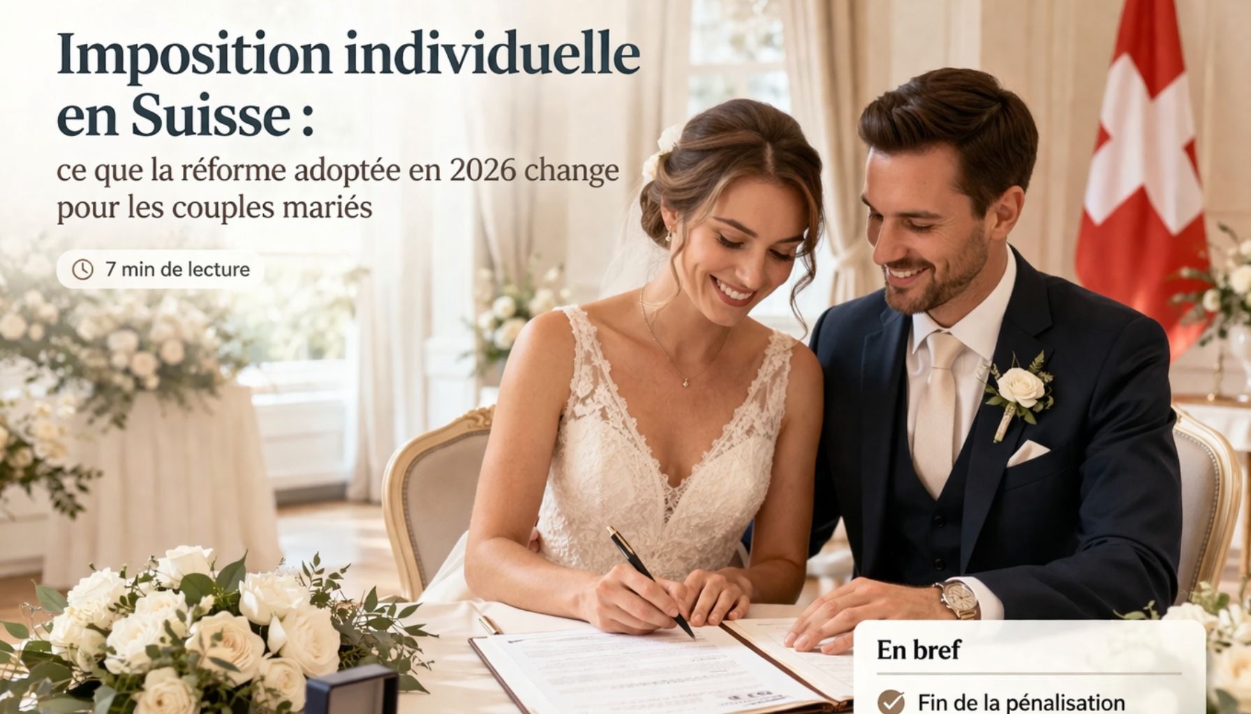 Que change la réforme de l'imposition individuelle en 2026 pour les couples mariés ?