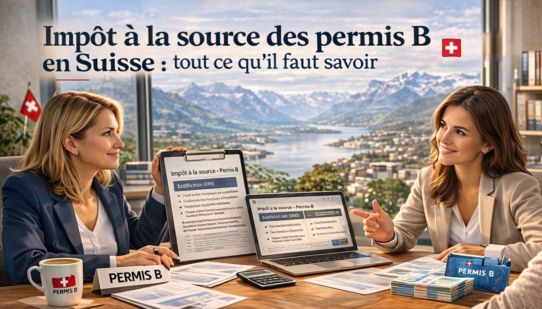 Comment fonctionne l'impôt à la source pour les permis B en Suisse ?