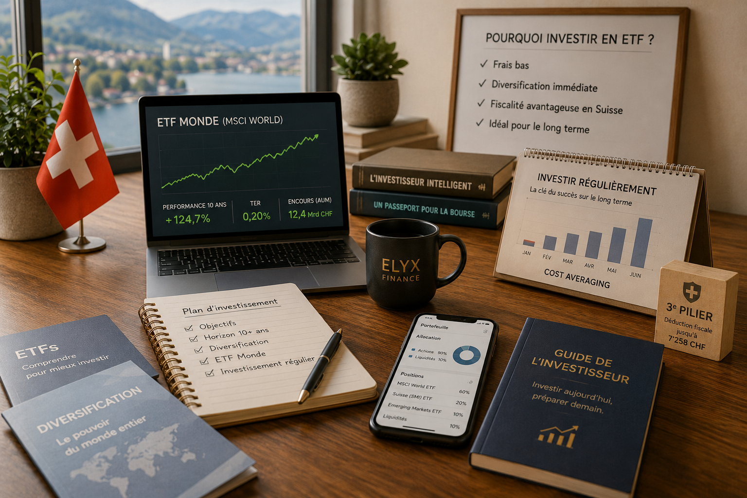 Investir en ETF depuis la Suisse : guide pratique pour débutants