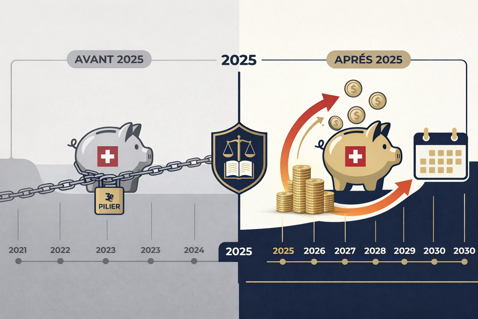 Que permet réellement la loi suisse sur le rachat du 3e pilier en 2026 ?