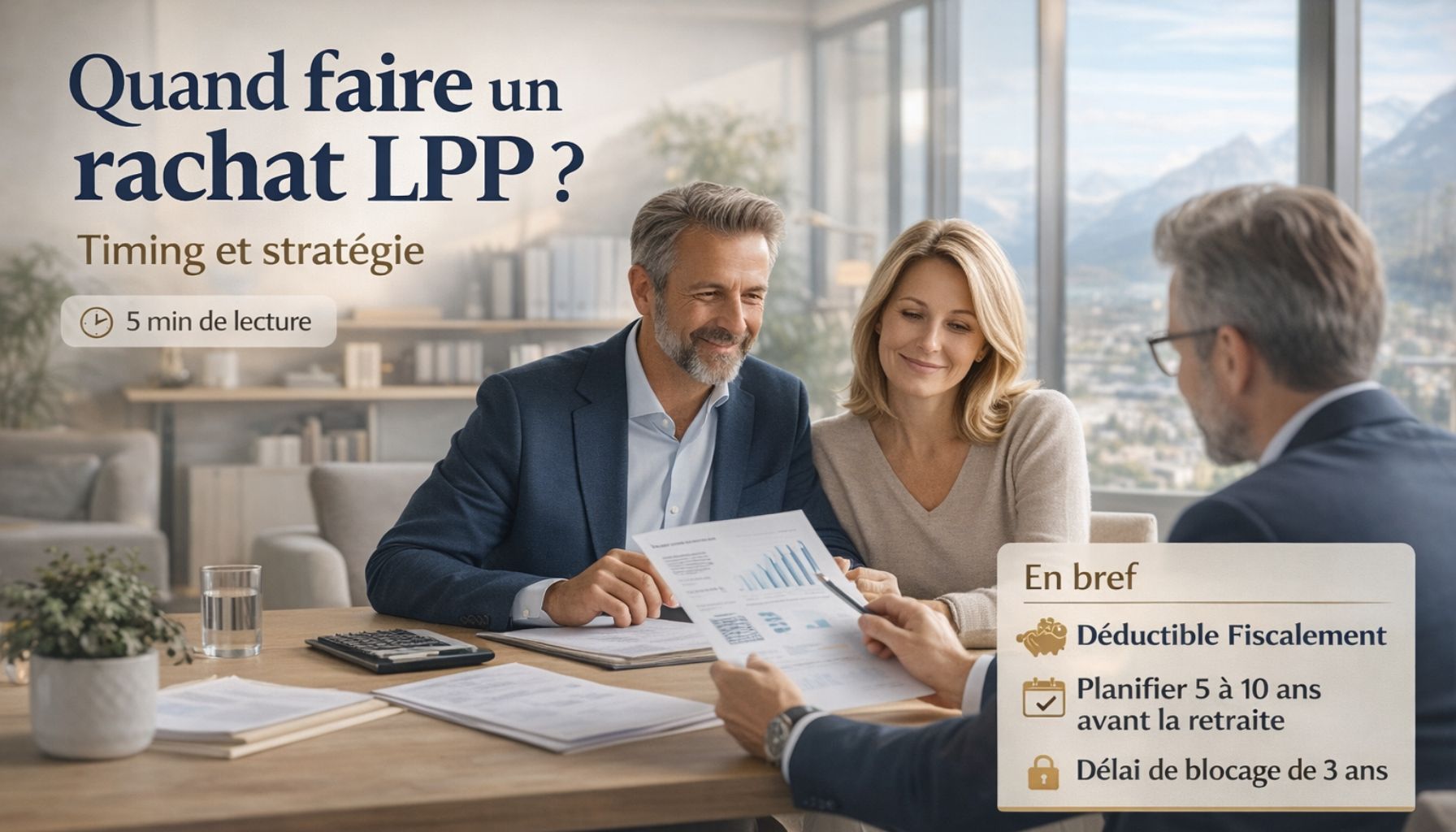 Quand faut-il faire un rachat LPP ?