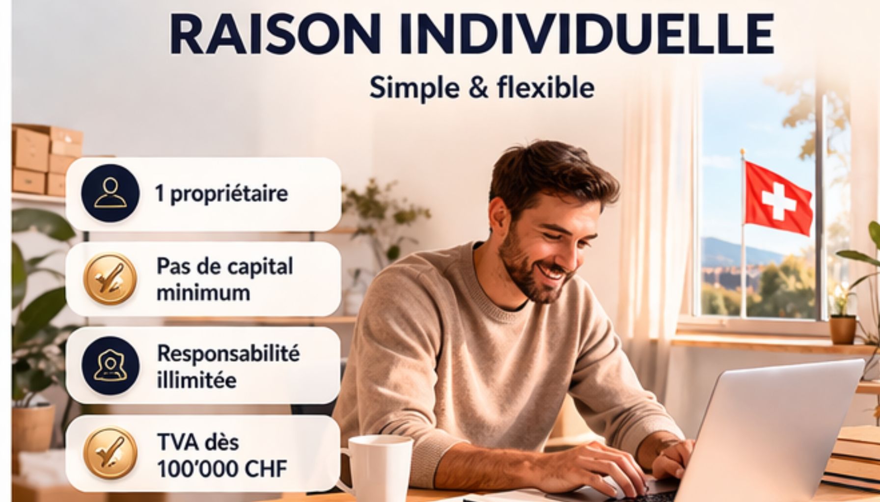 Comment créer une raison individuelle en Suisse ?